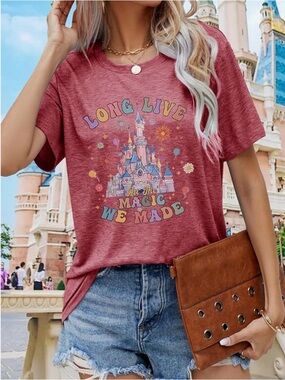 Long Live the Magic We Made Graphic Tee - Red size 2XL